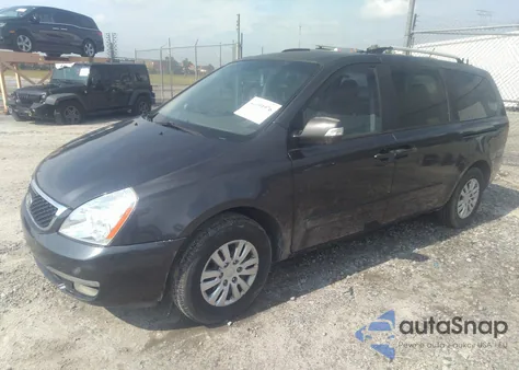 2014 Kia Sedona Lx из США, поврежденный, VIN KNDMG4C73E6539827